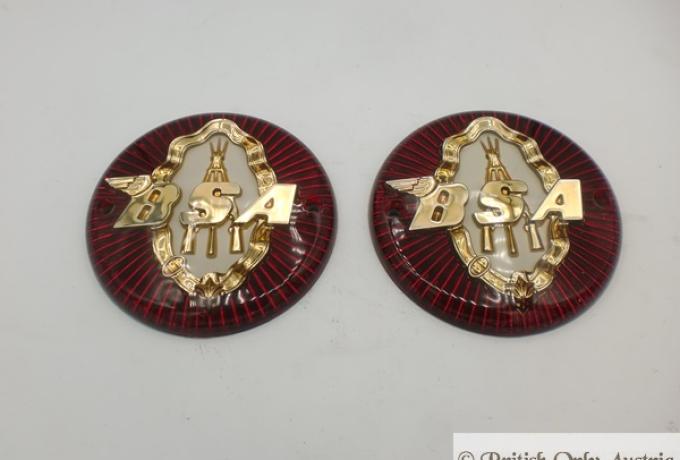BSA Tank Badges Piled . A7/A10.Arms /Pair