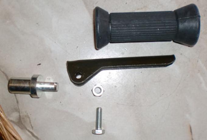 Norton Pillion/Rear Footrest Assembly Commando 750, 850,  MK III