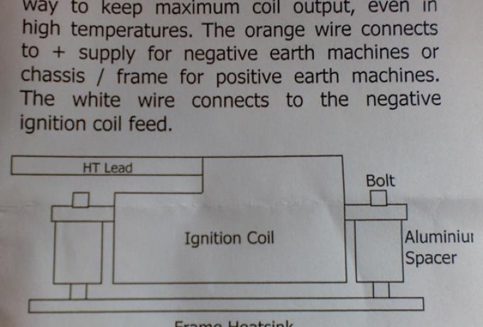 Boyer Heatsink Kit for 6 V or 12 V Coil