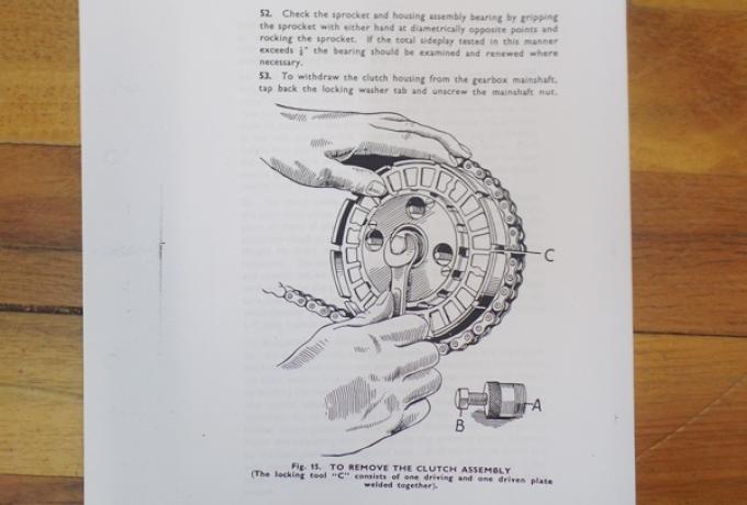 Triumph TRW 500cc Handbook 1955 Copie