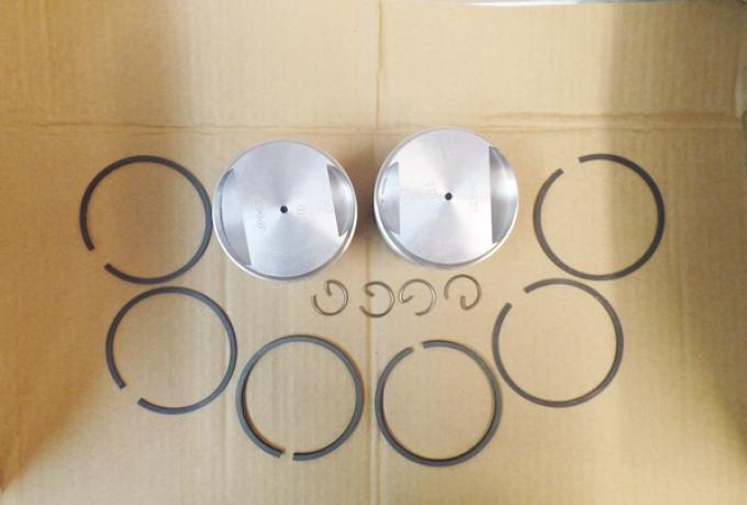Ajs/Matchless 650cc Twin Pistons/Pair  +040. 8.5 to 1 