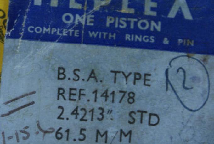 BSA Piston 14178 STD 61.5mm NOS
