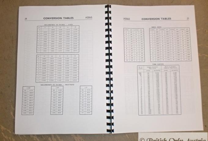 BSA Workshop Manual A50/A65 1962-65