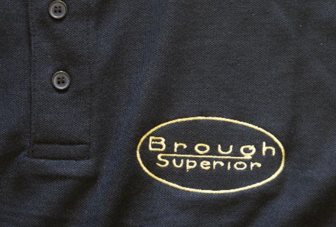 Brough Superior Polo Shirt Schwarz S