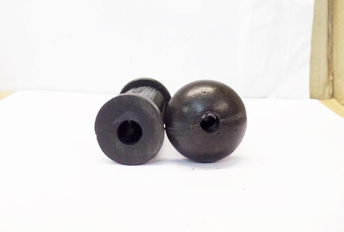 Matchless Footrest Rubbers with Logo/Pair