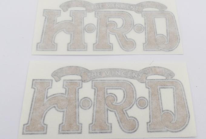Vincent HRD Aufkleber für Tank vor 1950 Paar