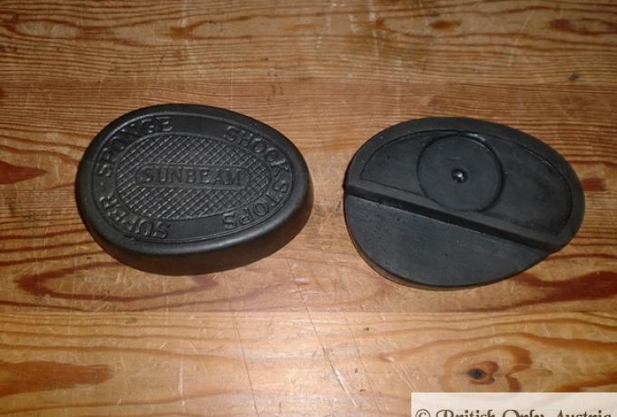 Sunbeam Kniegummi oval  mit Ausschnitt /Paar 