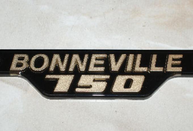 Triumph Styling Badge Bonneville 750cc Gold-Black 