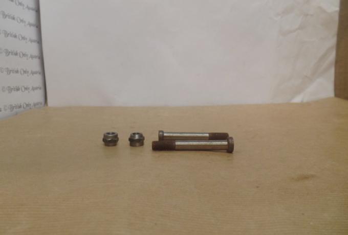 BSA/Triumph Pleuelbolzen mit Mutter  /Set
