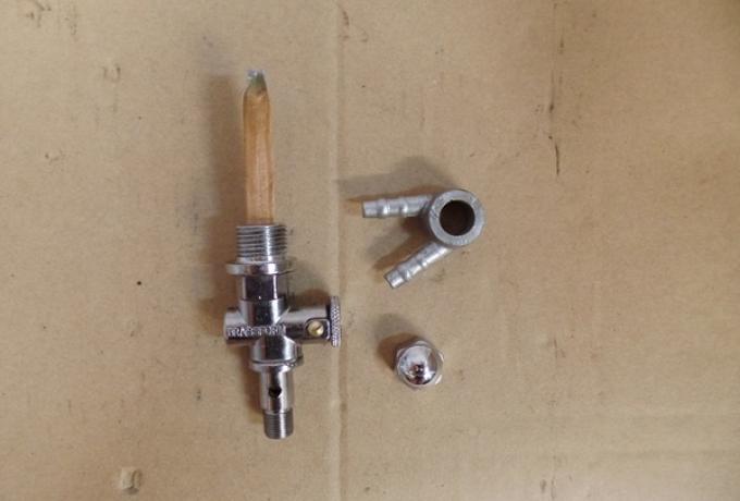 Petrol Tap with Banjo and Dome Nut 3/8"/Set
