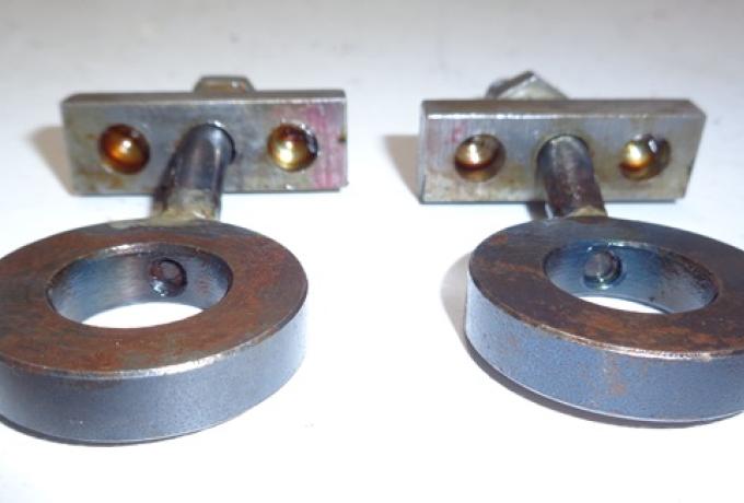Brough Superior Rear wheel adjusters /Pair