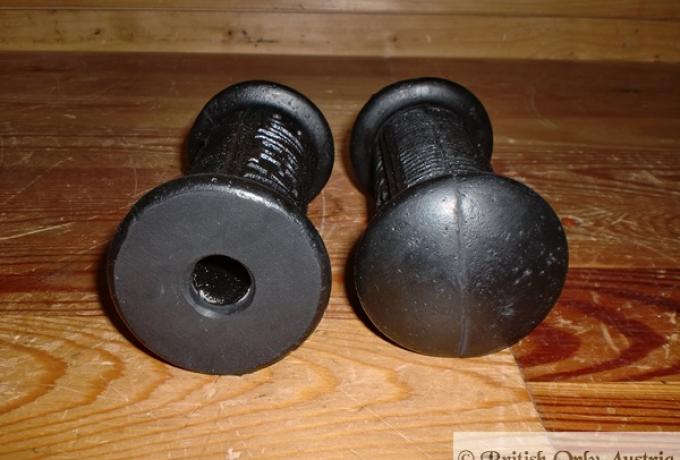 Sunbeam Footrest Rubbers round /Pair closed end