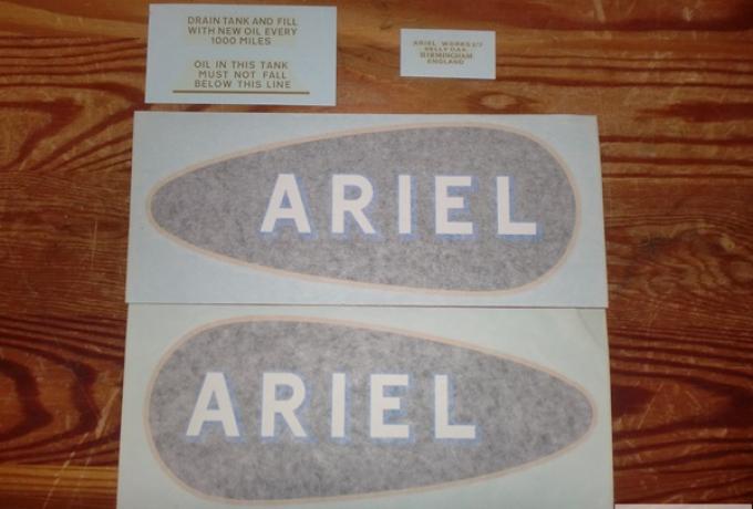 Ariel Sticker Set for Slopers & SQ 4 - 1932