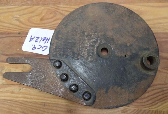 Bremsplatte 7" gebraucht