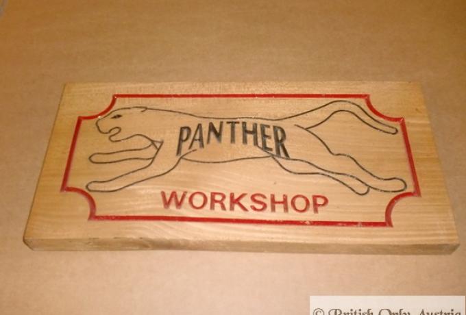Panther wooden sign