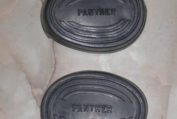 Panther Kneegrip Rubbers oval, with Cut Out /Pair