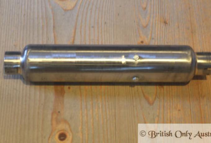Rudge Ulster High Level 1 3/4" - 44mm Auspufftopf unverchromt
