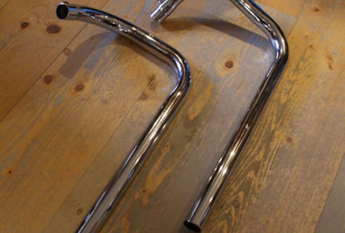 BSA Blue Star Auspuffrohre/Auspuffkrümmer 1 3/4" /Paar