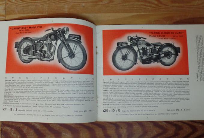 OK Supreme 1935, Broschüre