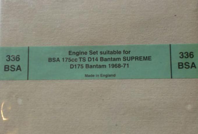 BSA 175ccm TS D14 Bantam Supreme, B175 Bantam 1968-71 Gasket Set
