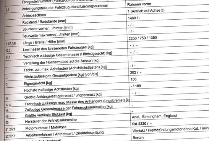 Ariel Red Hunter 350  1951