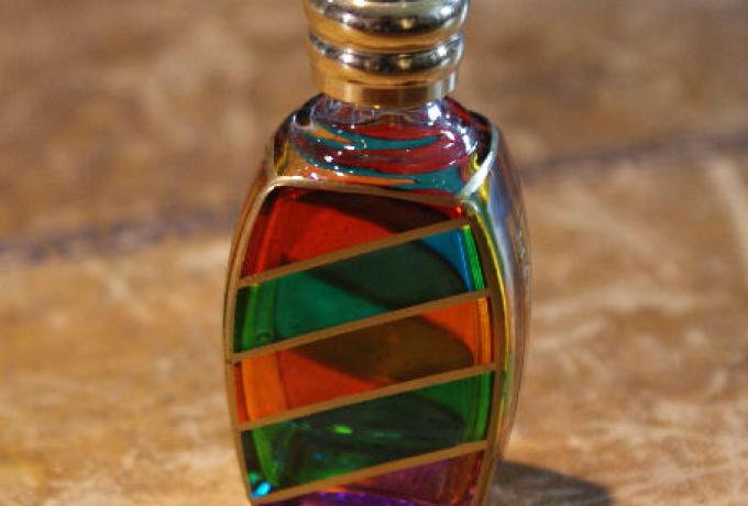 Brough Superior Venetian Glass Perfume Bottle. From in Murano
