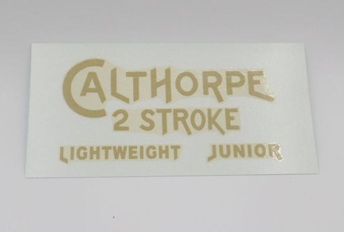 Calthorpe 2 Stroke Lightweight Junior, Tank Transfer 1914-23