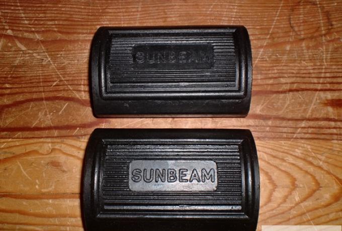Sunbeam Footrest Pedal Rubbers /Pair