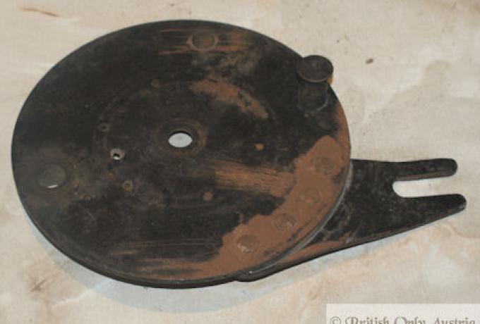 Bremsplatte 7" gebraucht