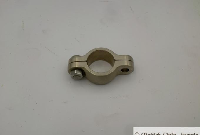 Brough Superior Vintage Clamp, Nickel, 7/8" - 22 mm
