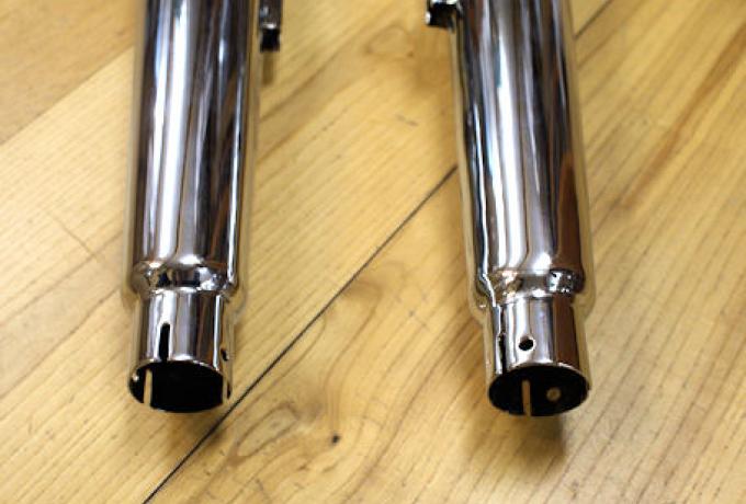 Triumph T120, TR6 650cc 1 1/2" - 38mm Silencer /Pair