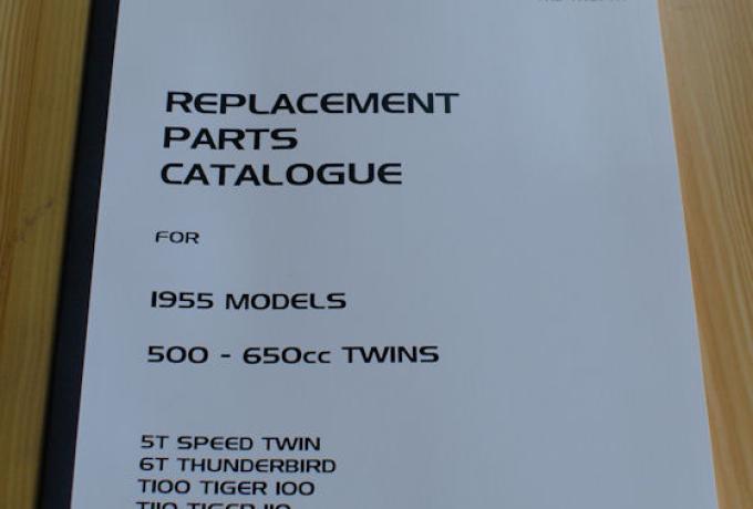 Triumph Parts Book NO11 1955 5,6T, TR5, T100, 110