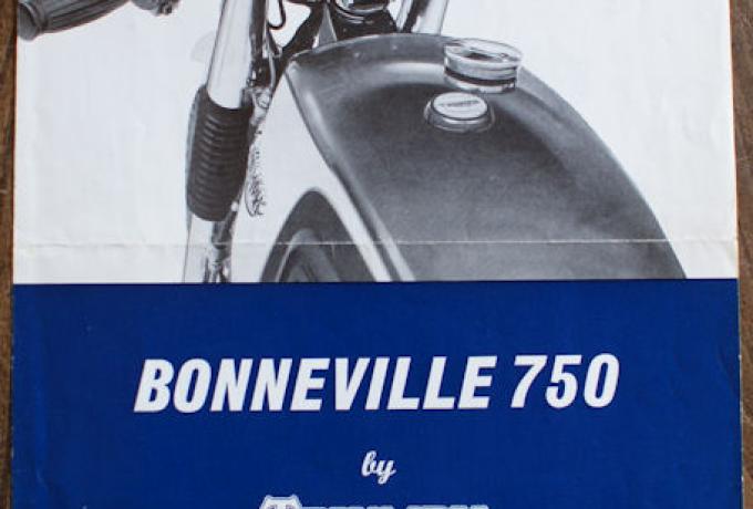 Bonneville 750 by Triumph, Brochure