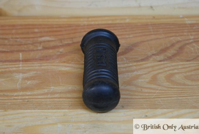 BSA Kickstart Rubber with Logo, closed end