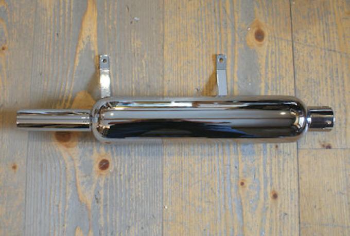 Triumph T70/T80 Exhaust System High Level, Rigid Frame 250/350cc 1936- 1 3/4" /Set