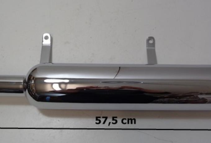 Triumph T70/T80 Auspufftopf High Level, Starrrahmen 250/350ccm 1936- 1 3/4"