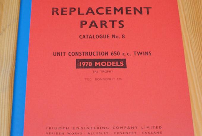 Triumph Replacement Parts No 8 T120 1970