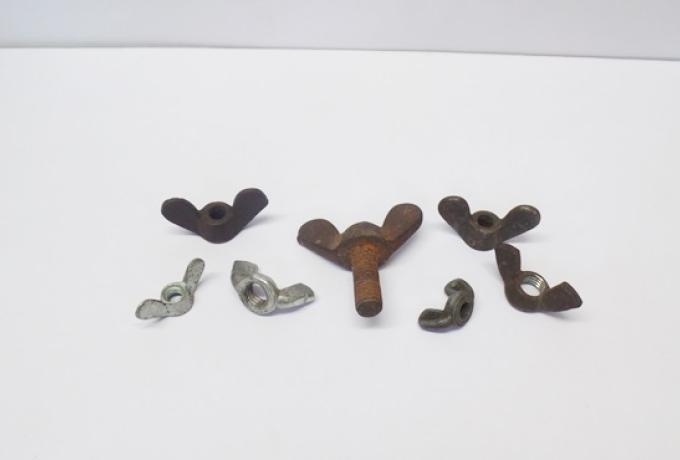 Flügelmuttern Set Neu und NOS