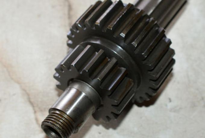 Triumph T100 Mainshaft with 2 Gears (16/24T.) 1967-74
