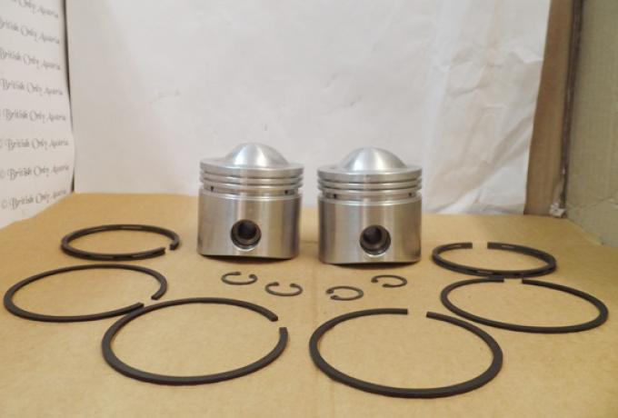 Ajs/Matchless 650cc Twin Pistons Pair. +040