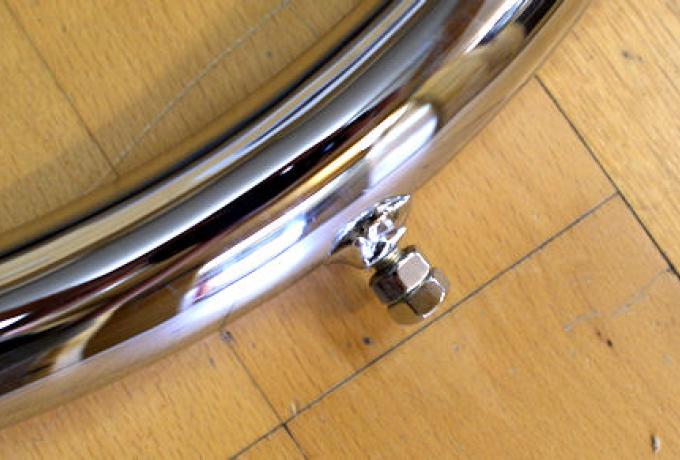 AJS/Matchless G3L Auspuffanlage 350ccm  1949- Starrahmen, Alu Kopf 1 1/2" - 38mm