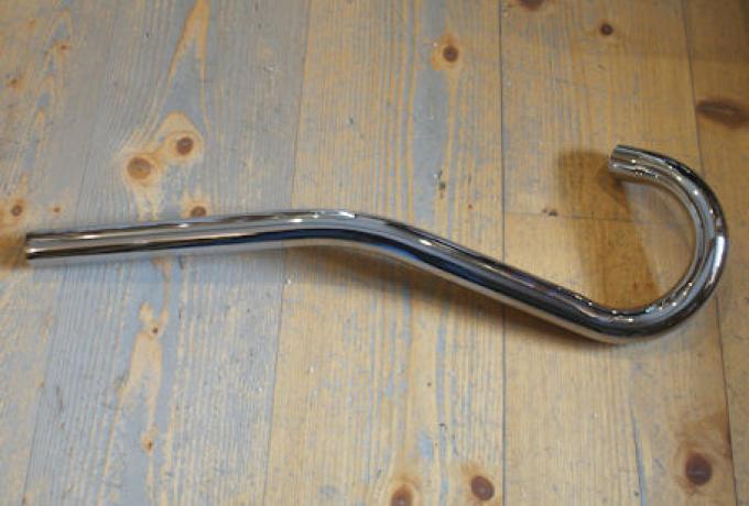 Triumph T70/T80 Exhaust System High Level, Rigid Frame 250/350cc 1936- 1 3/4" /Set