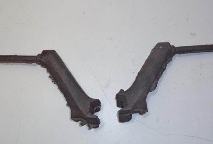 Brough Superior Fußrasten Gußteil / Paar