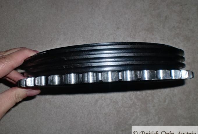 BSA Kettenrad/Ritzel mit Bremstrommel gerippt 42Z. Gold Star, Rocket Gold Star/A65 