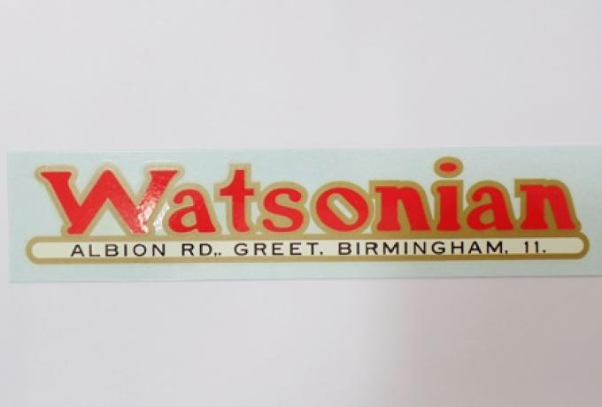Watsonian Transfer 1950s/60s