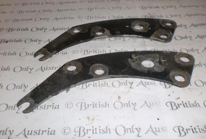 Triumph front engine plates. Holder / Pair used