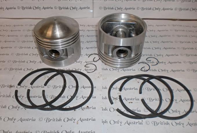 JAP. J.A.P. Zweizylinder Kolben 500ccm OHV +020 / Paar