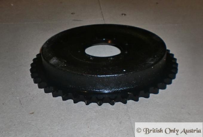 Triumph Kettenrad/Ritzel mit Bremstrommel 43Z.  350,500,650 ccm