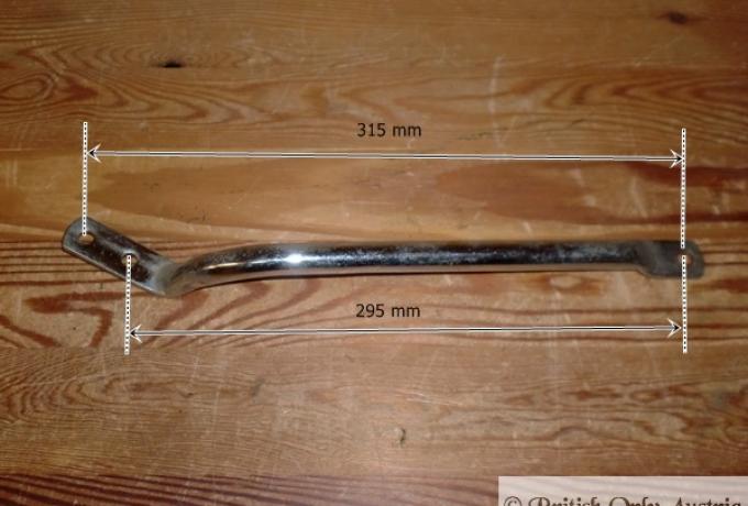 Norton Slimline Haltebügel, links, Chrom, NOS