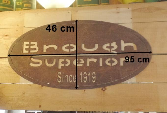 Brough Superior Schild Metall